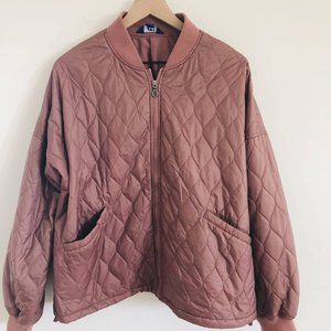 Joy Lab Quilted Full Zip Coat XXL